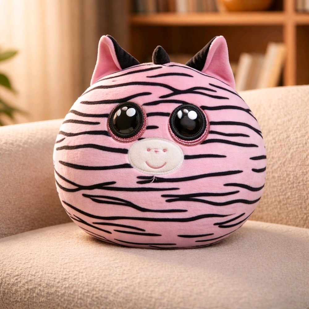 Zoey the Pink Zebra: An Incredibly Soft & Squishy 9-inch Ty Squish-a-Boo Plush